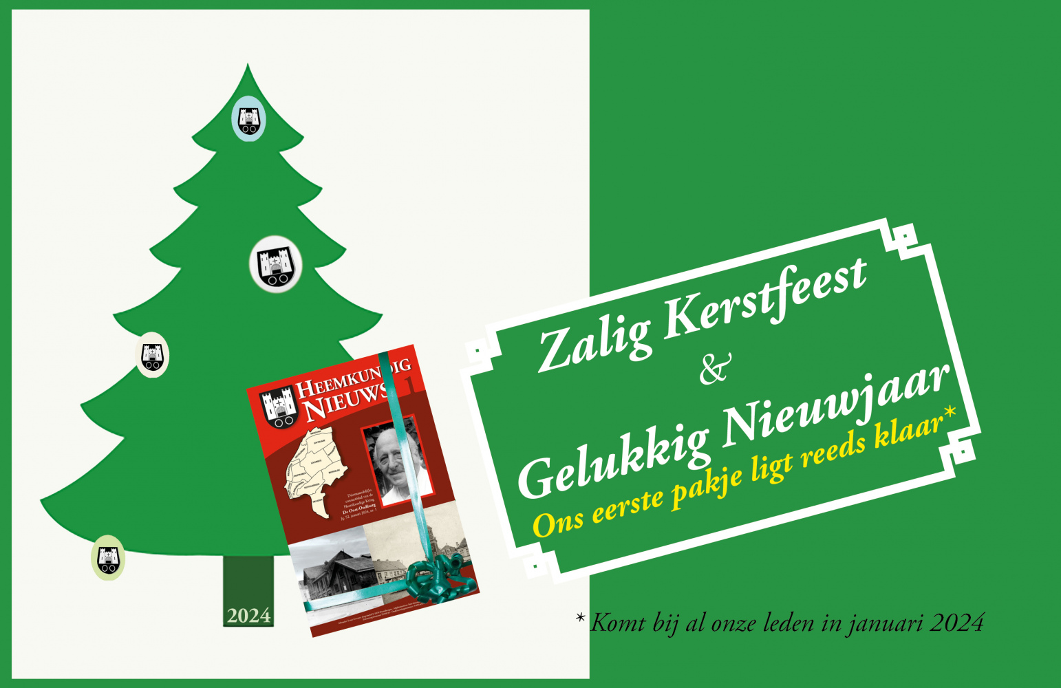 Zallig Kerstfeest en gelukkig Nieuwjaar 2024