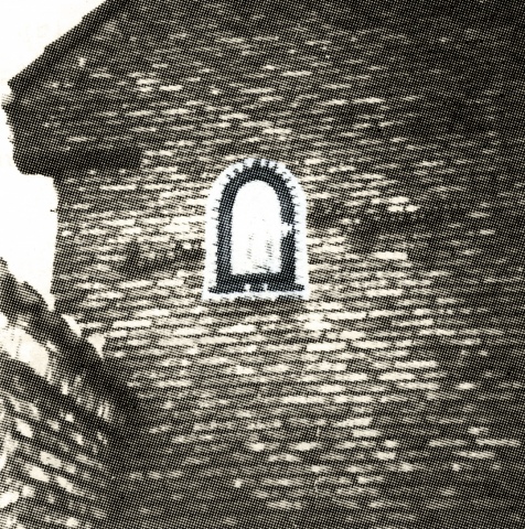 Het Sint-Antoniuskapelletje in de gevel, foto verzameling Michel Vercruyssen