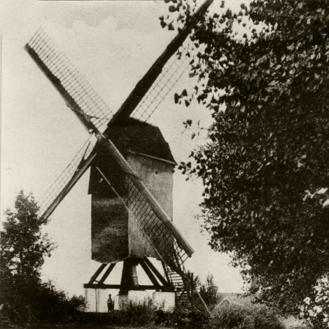 De Oudenbosmolen toen Heantjes er mulder was, Foto archief Albert Visspoel