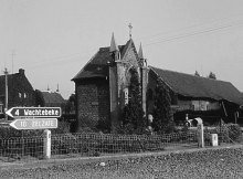 Kapel Oosteinde, DSMG, foto uit film 70 jaar Zaffelare, 1967