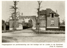 Mariakapel in poortmuur hof ter Linden, foto Poelman Roger, 1975