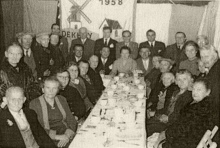 De Molen op de vlag van dekenij Molenhoek, 1958, foto Familiearchief D'haene