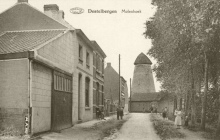 De molen zonder wieken 2de helft 20ste eeuw, ansichtkaart verzameling Gaston Raman