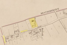 Detail Poppkaart Kalken met de Beerveldmolen op nr. 7