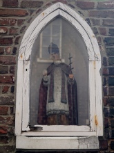Beeldje van de Heilige paus Pius IX, foto Vanderstraeten Frederik, 2021
